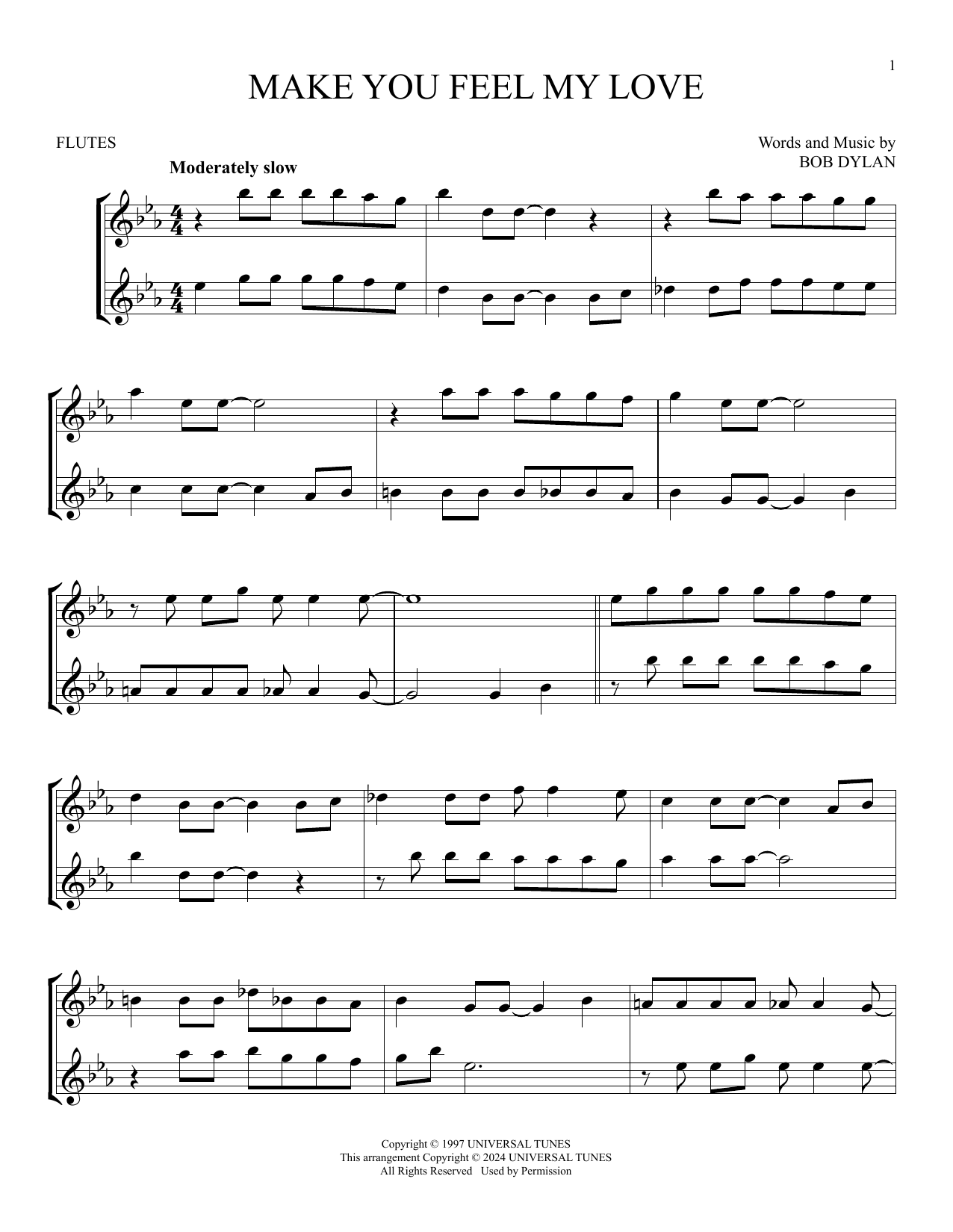 Product gallery: Page 1 of 1 Make You Feel My Love, Adele