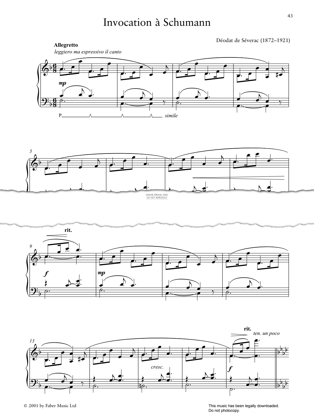 Produktbild zu: Invocation a Schumann