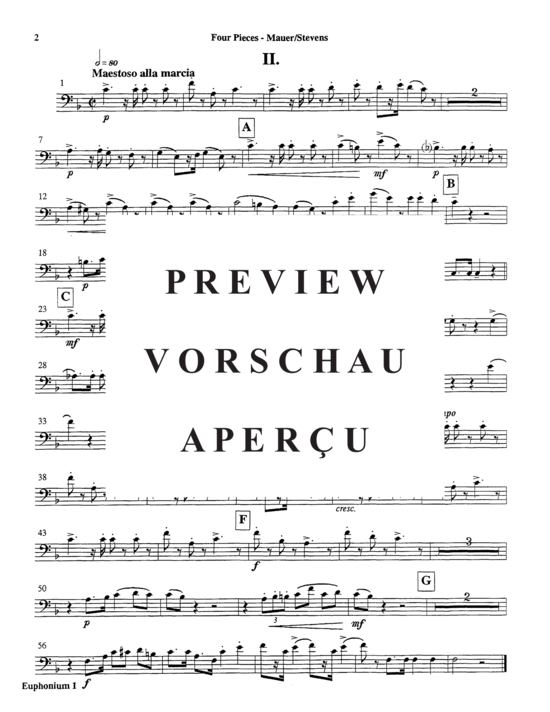 Product gallery: Page 12 of 21 Four Pieces , , (Tuba Quintet EETTT)