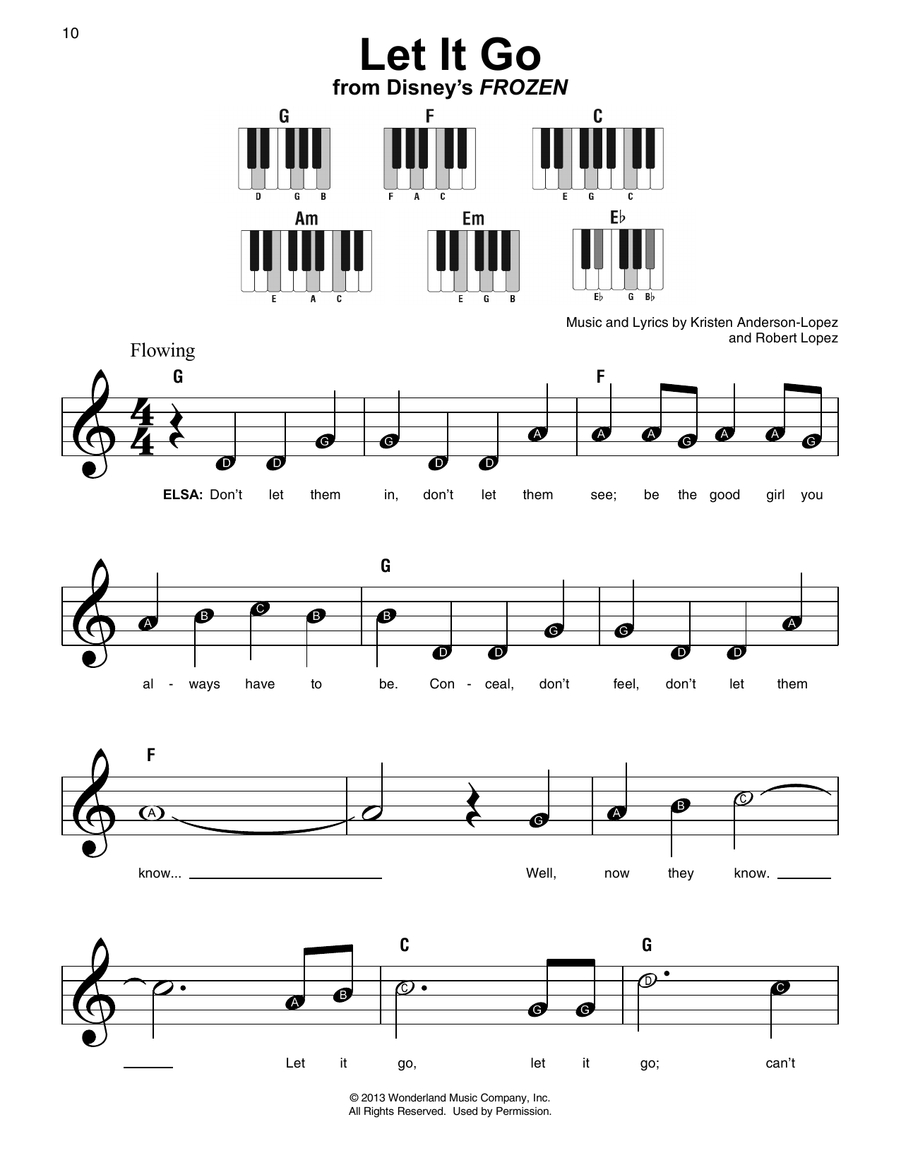 Produktbild zu: Let It Go (from Frozen)