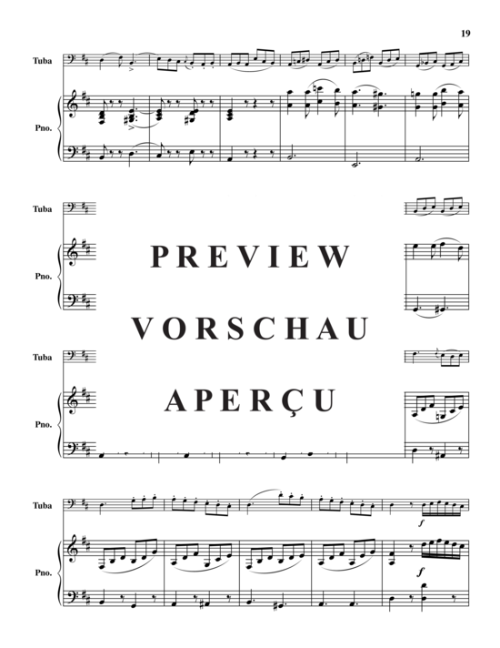 Product gallery: Page 20 of 21 Sonatina in D Major , , (tuba + piano)