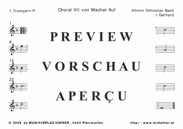 gallery: Choral VII - Wachet auf, , (Blechbläser Quintett)