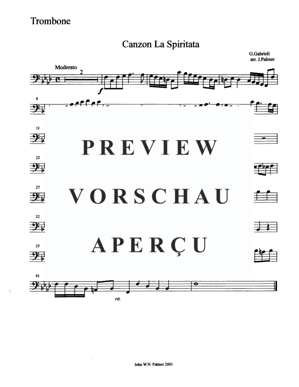 Produktgalerie: Seite 10 von 11 Canzon La Spiritata, , Blechbläser Quintett