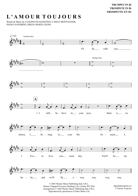 Produktbild zu: L'Amour ToujoursGigi D'Agostino