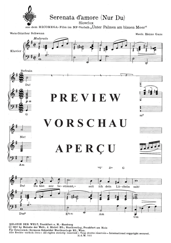 Produktgalerie: Seite 3 von 4 Serenata d'amore (Nur Du) , Reno, Teddy, (Klavier und Gesang)
