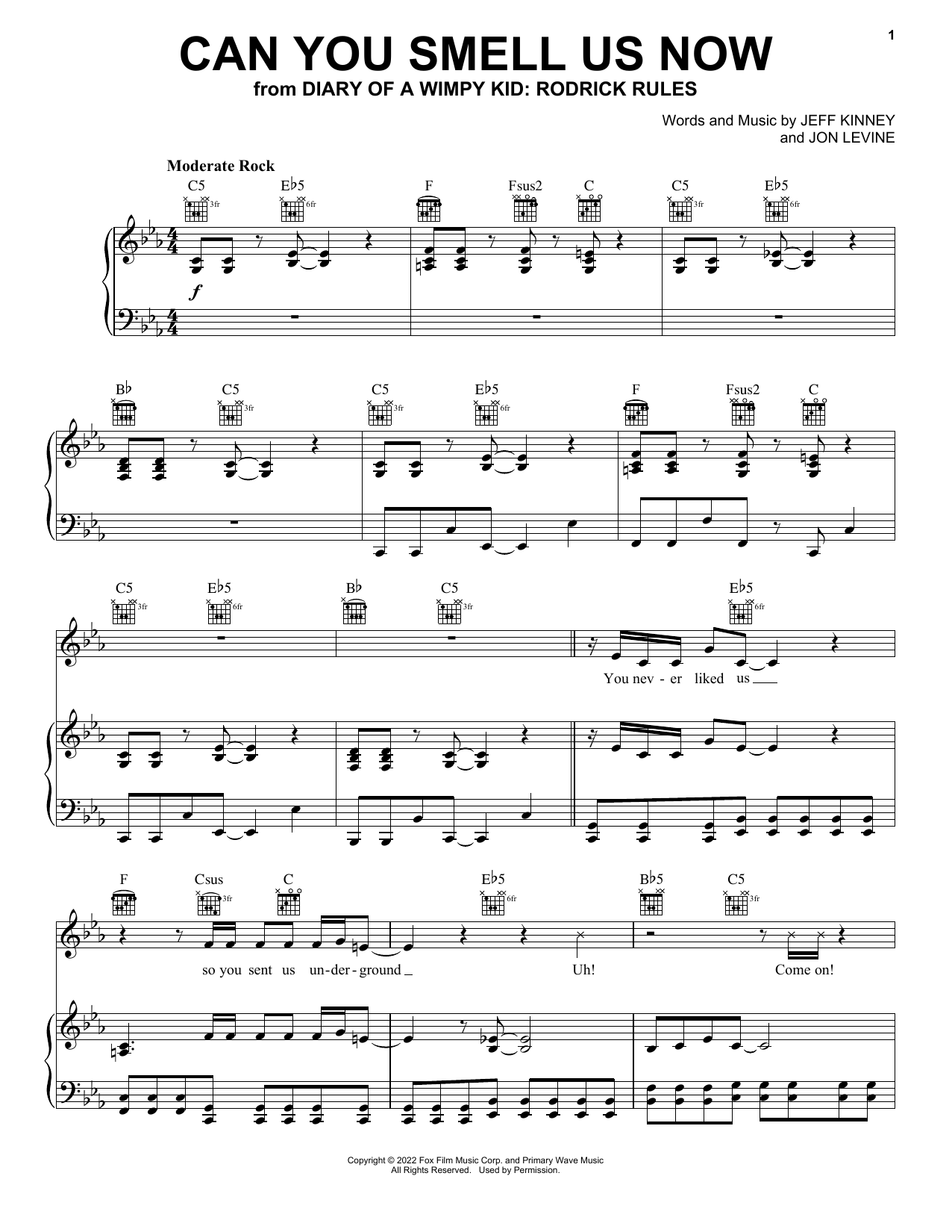 Produktbild zu: Can You Smell Us Now (from Diary of a Wimpy Kid: Rodrick Rules)