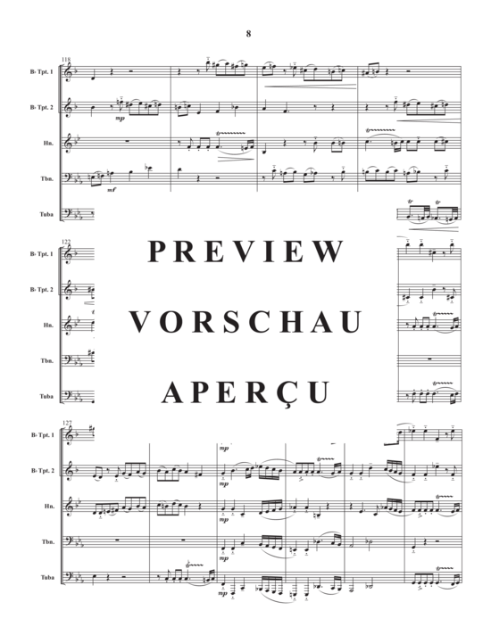 Produktgalerie: Seite 10 von 21 Adagio and Fugue in c minor , , (Blechbläser Quintett)