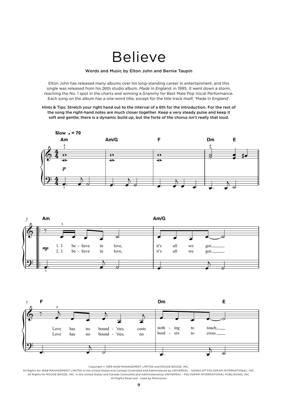 Produktbild zu: Believe