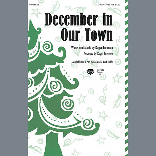 cover: December In Our Town, Roger Emerson, Chor