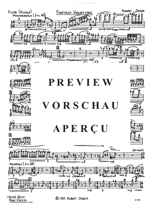 Produktgalerie: Seite 20 von 21 Fantasy Variations , , (Flöte, Tuba + Klavier)