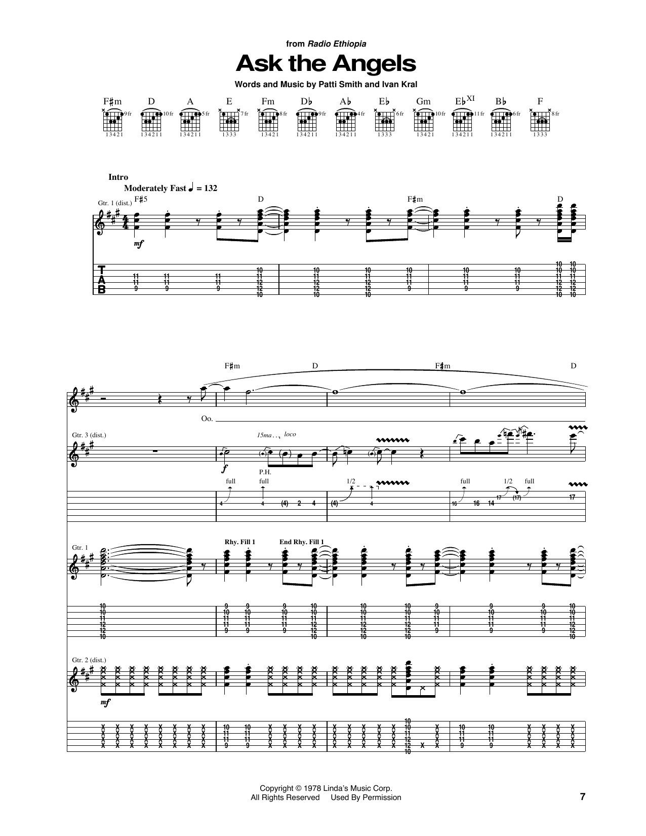 Produktgalerie: Seite 1 von 1 Ask The Angels, Patti Smith, Gitarre