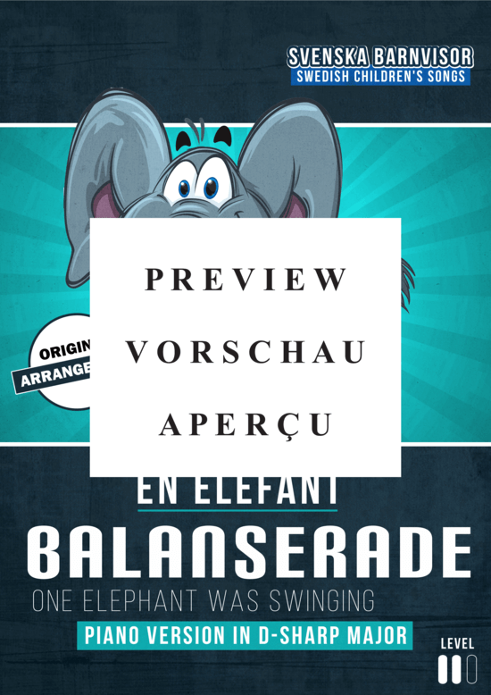 Produktgalerie: Seite 2 von 5 En elefant balanserade, , (Gesang + Klavier)