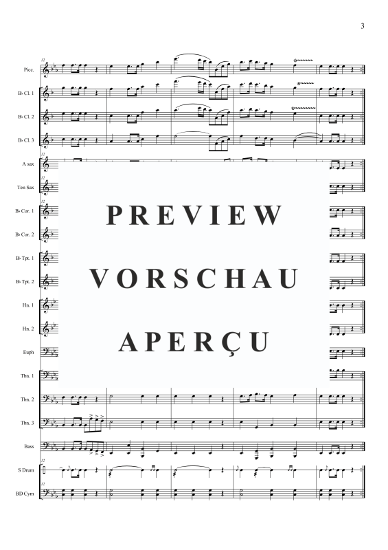 Produktgalerie: Seite 6 von 11 Preußischer Präsentiermarsch, , Concert Band