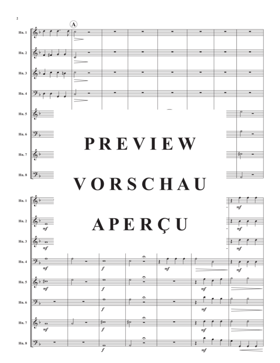 Product gallery: Page 4 of 14 Ave Maria , , (Horn ensemble 1-8 horns in F)