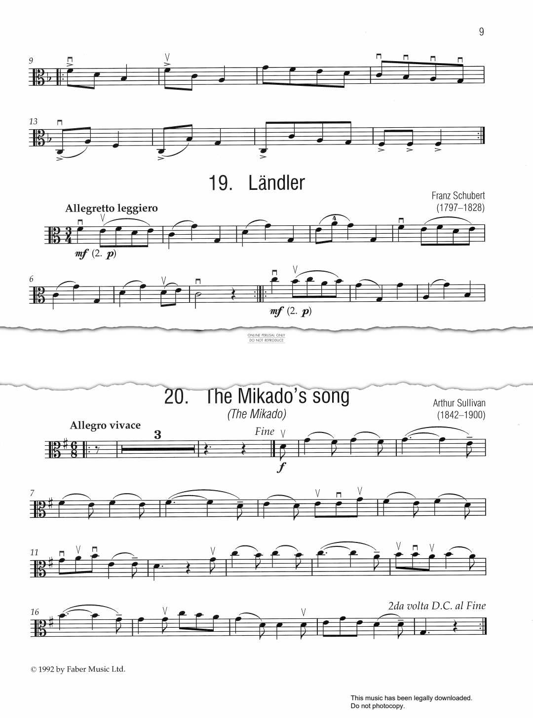 Product gallery: Page 1 of 1 Ländler, Franz Schubert