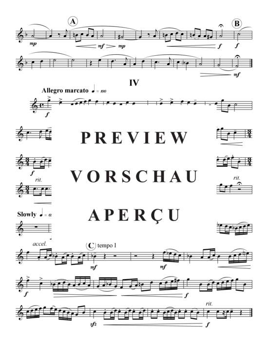 Produktgalerie: Seite 11 von 13 Mission Bay Suite, 4 Sätze , , (Tromp in B, Horn, Pos, Tuba)