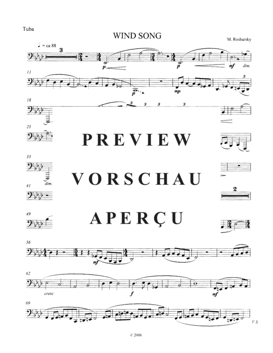 Product gallery: Page 11 of 12 Wind Song , , (tuba + piano)