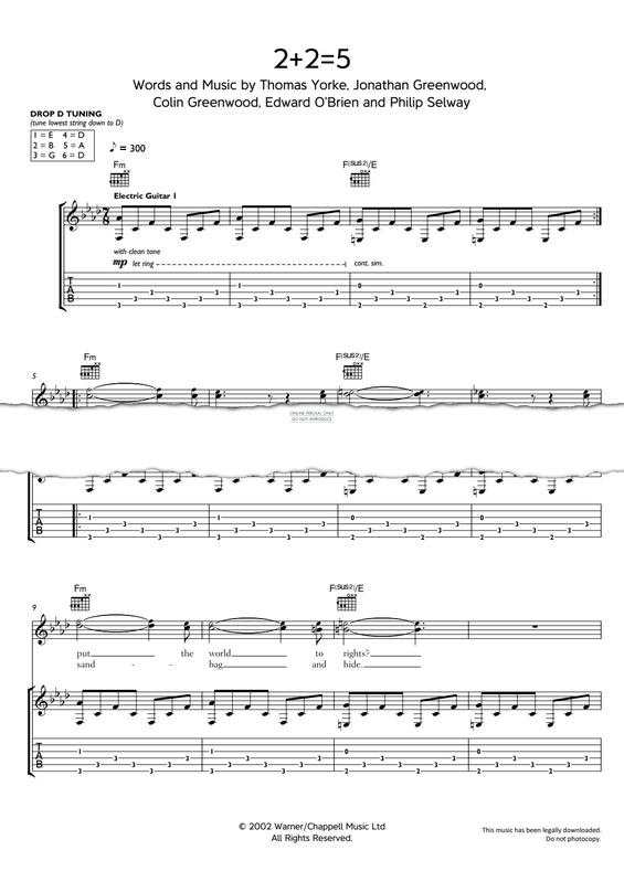 Product gallery: Page 1 of 1 2+2=5, Radiohead