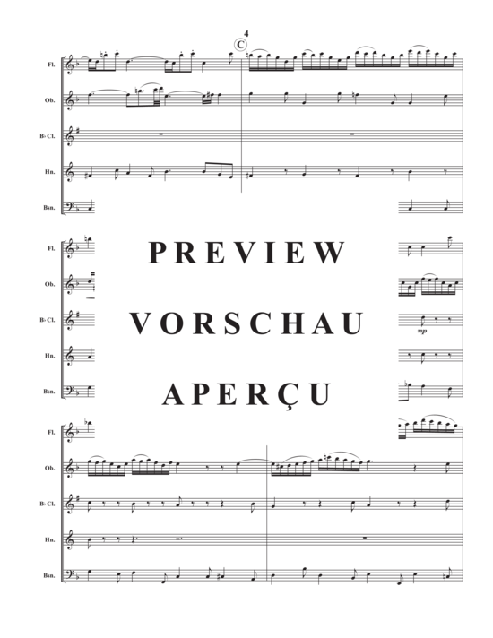 Product gallery: Page 6 of 19 Largo , , (Woodwind Quartet)