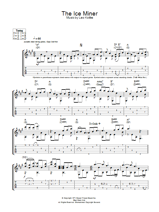 Product gallery: Page 1 of 1 The Ice Miner, Leo Kottke