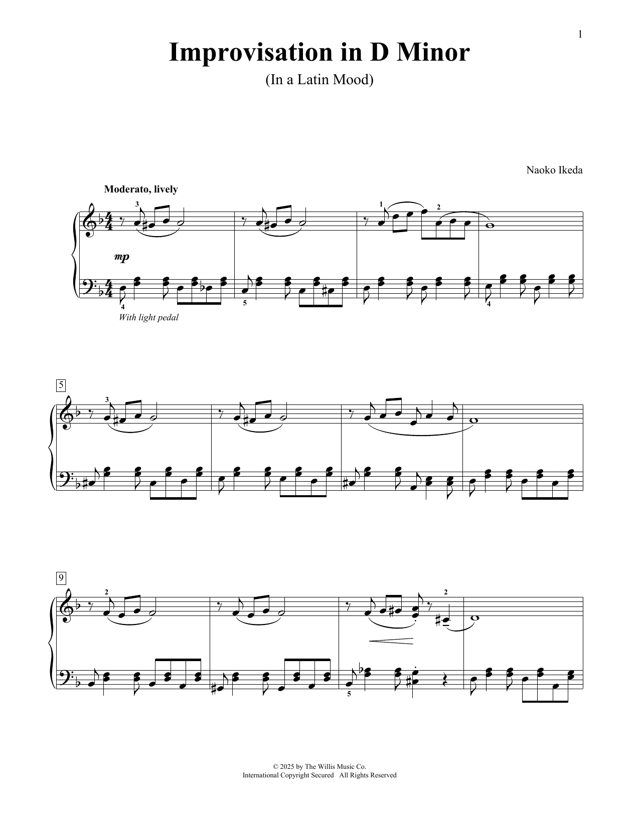 Produktgalerie: Seite 1 von 1 Improvisation In D Minor, Naoko Ikeda, Klavier