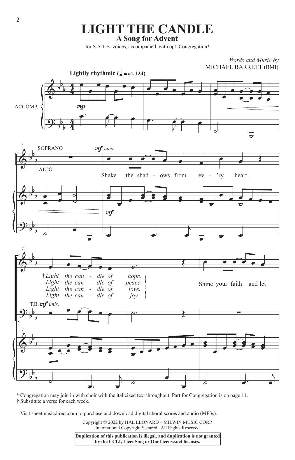 Produktbild zu: Light The Candle (A Song For Advent)
