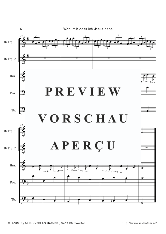 gallery: Jesus bleibet meine Freude, , (Blechbläser Quintett)