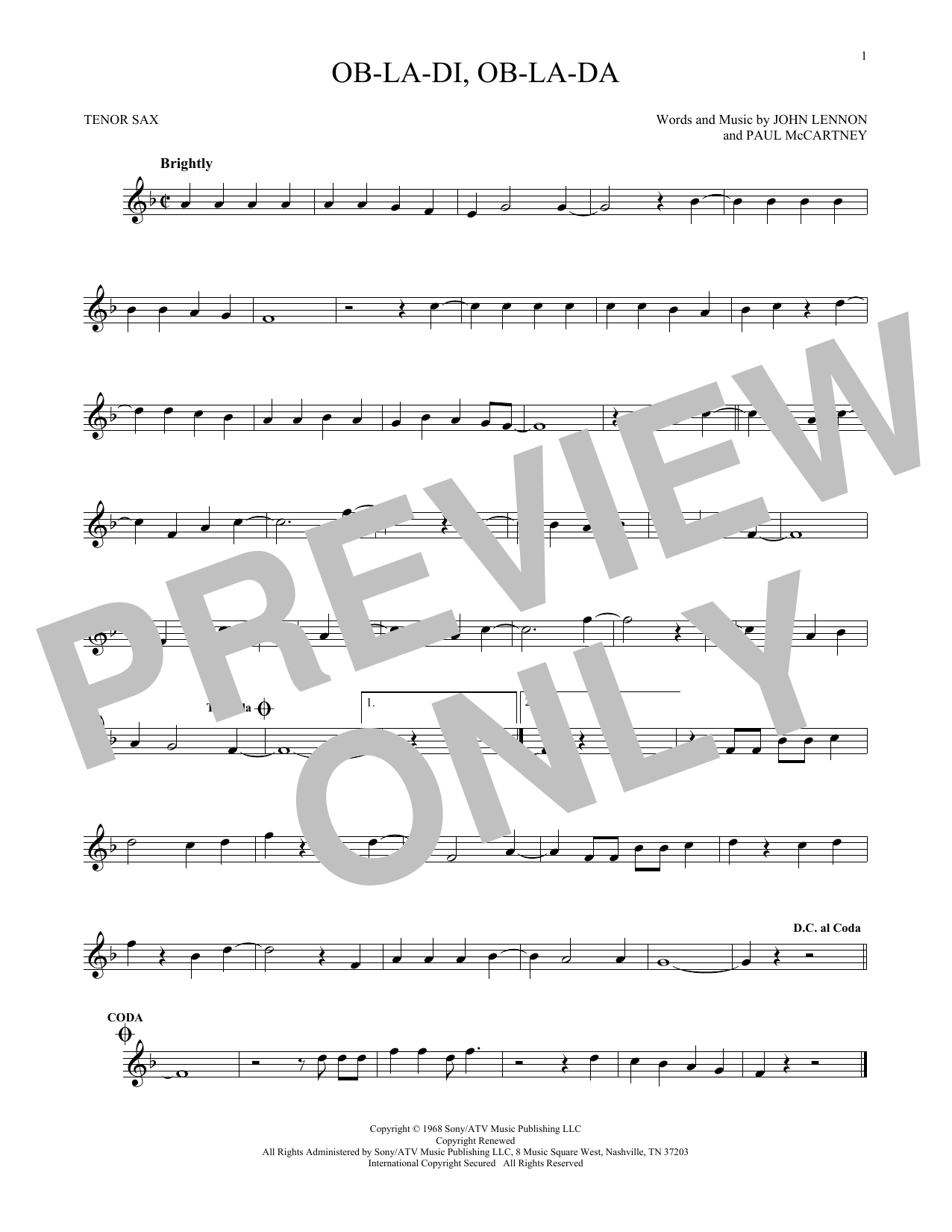 Product gallery: Page 1 of 1 Ob-La-Di, Ob-La-Da, The Beatles