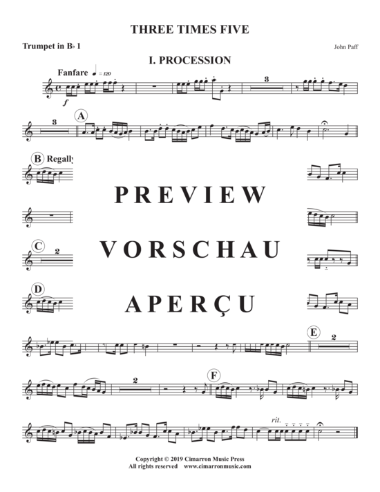 Produktgalerie: Seite 13 von 27 Three Times Five , , (Blechbläser Quintett)