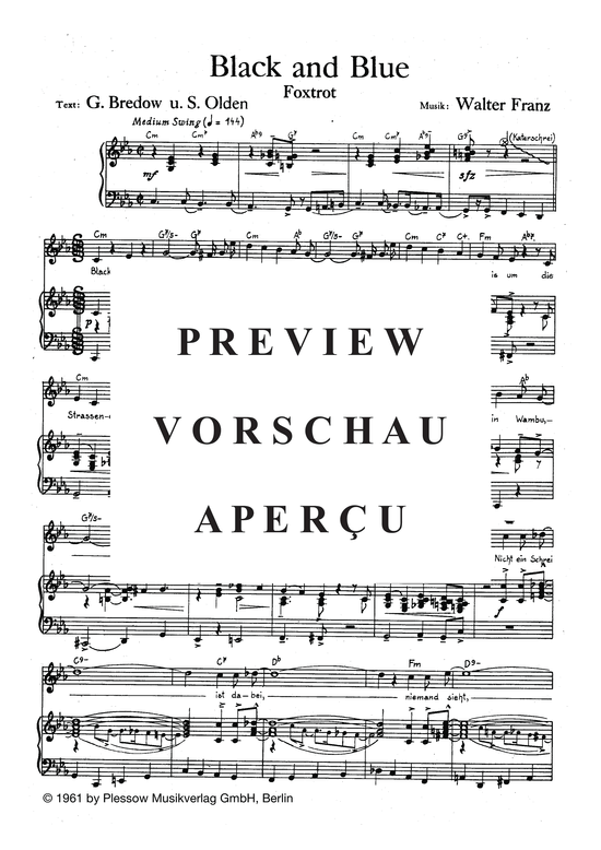 Produktgalerie: Seite 3 von 3 Black and Blue, , Klavier und Gesang