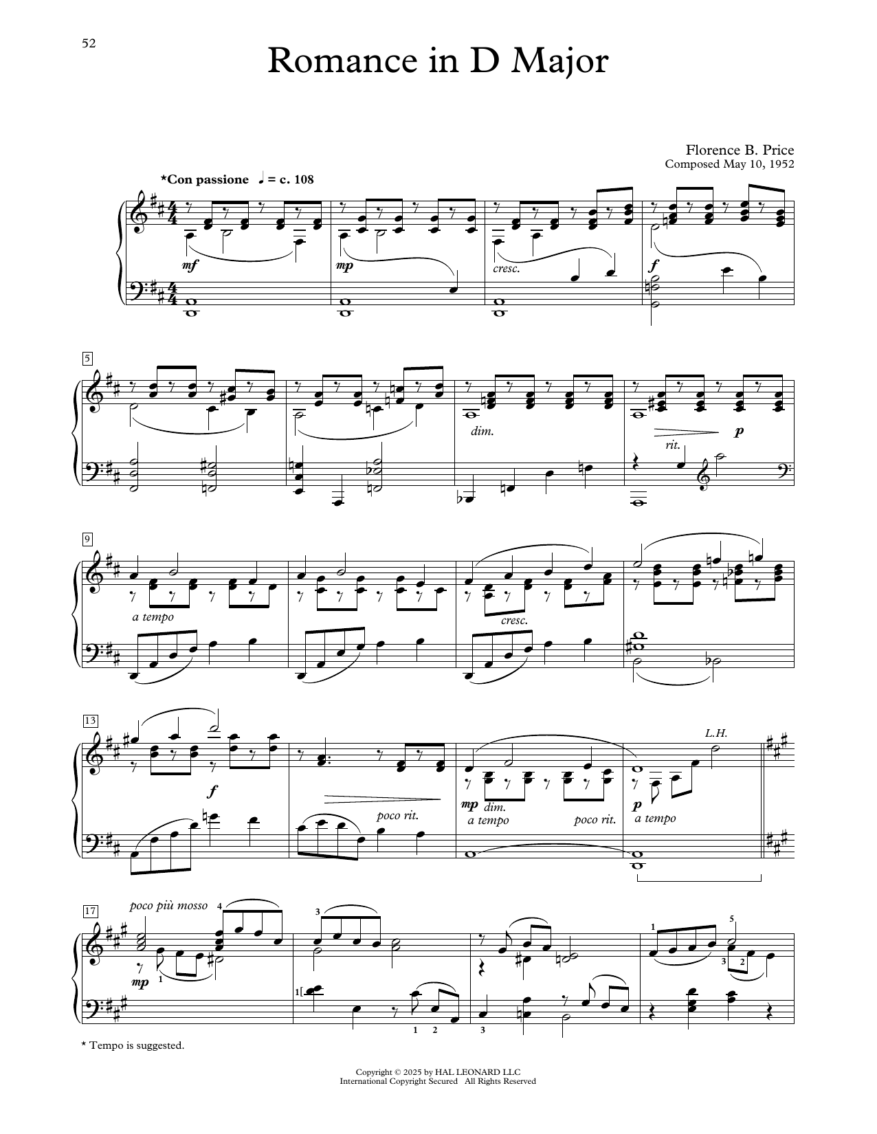 Product picture to: Romance In D Major