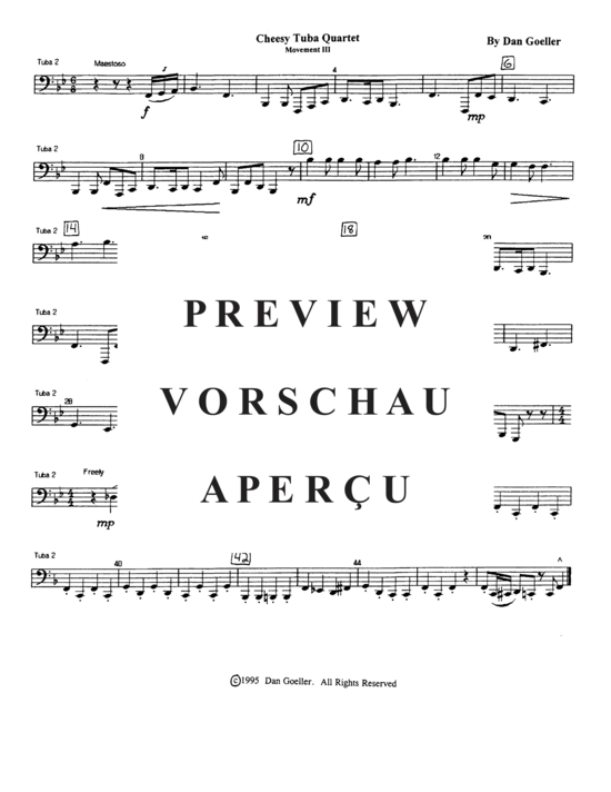 Product gallery: Page 21 of 21 The Cheesy Tuba Quartet , , (Tuba Quartett EETT)