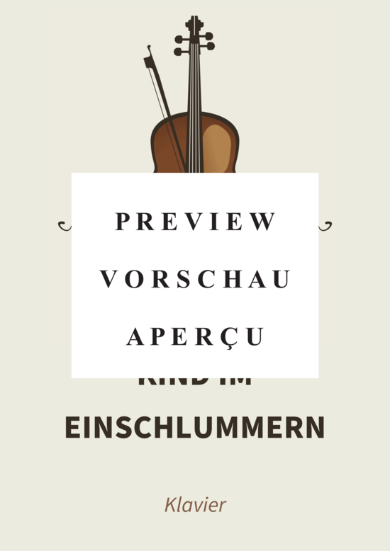 gallery: Kind im Einschlummern - Kinderszenen op. 15, Nr. 12 , , (Klavier Solo)