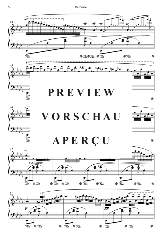 gallery: Berceuse - Op. 57 , , (Klavier Solo)