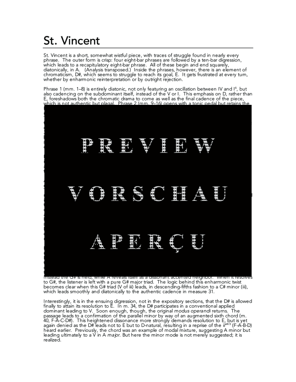 Produktgalerie: Seite 4 von 11 St. Vincent, , (Horn Quartett oder Ensemble)