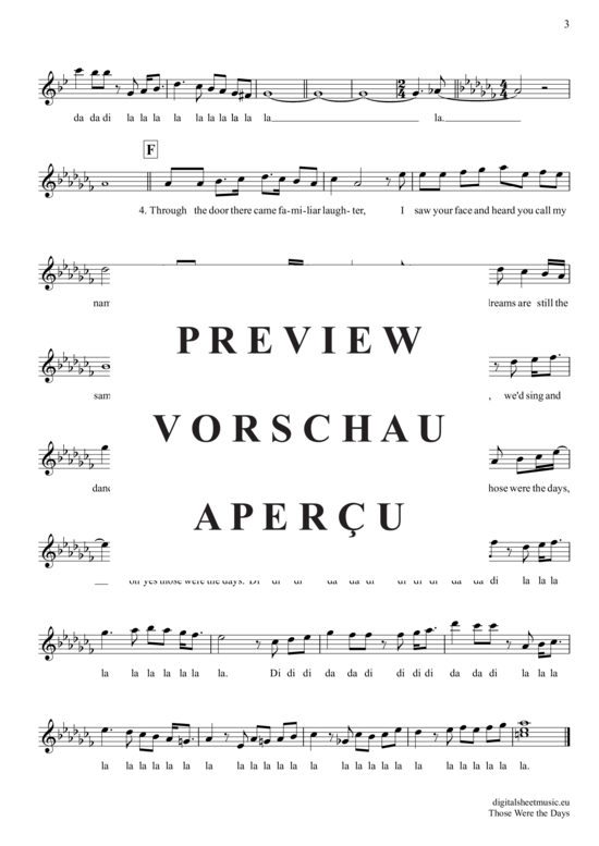 Produktgalerie: Seite 4 von 4 Those were the days , Hopkin, Mary, (Oboe)