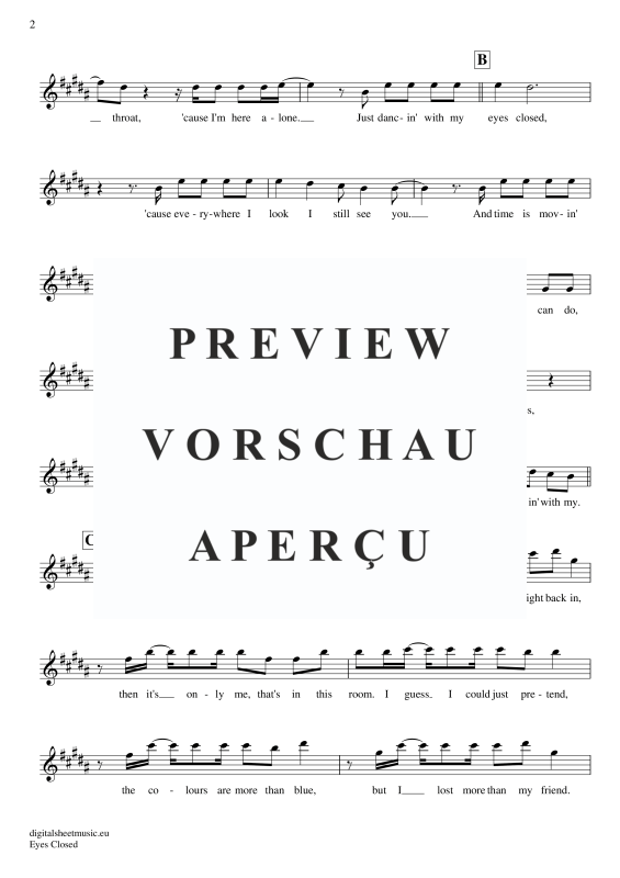 Product gallery: Page 3 of 5 Eyes Closed , Sheeran, Ed, Alto Saxophone