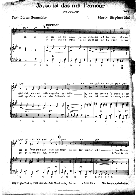 Produktbild zu: Ja, so ist das mit l'amour Rec Demont 