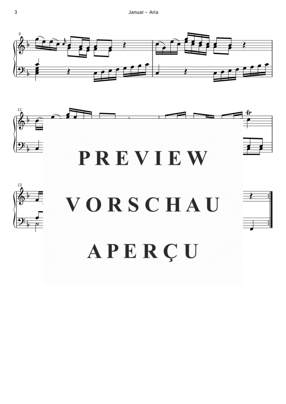 gallery: Januar -  Aria, , (Klavier Solo)