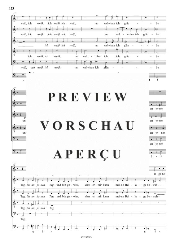 gallery: Ich weiß, an welchen ich gläube , , (Gemischter Chor 5-stimmig)