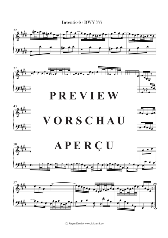 gallery: 15 zweistimmige Inventionen BWV 772-786 , , (Klavier/Cembalo/Orgel Solo)