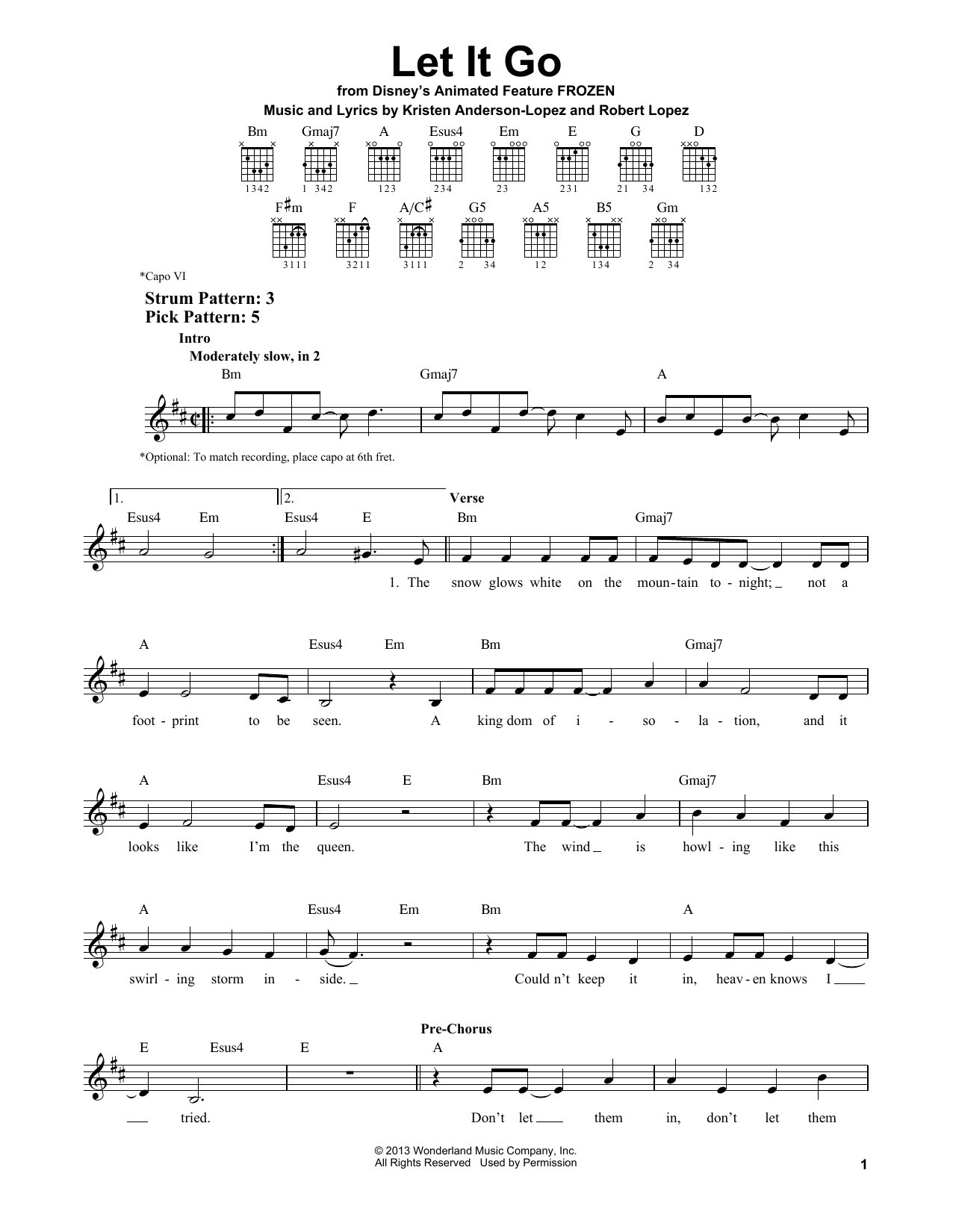 Produktbild zu: Let It Go (from Frozen)