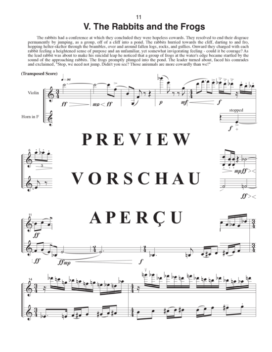 Product gallery: Page 14 of 21 Fables from Aesop , , (violin and horn)