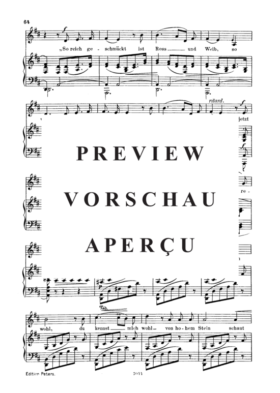 Product gallery: Page 4 of 5 Waldesgespräch Op.39 No.3, , Low Voice and Piano
