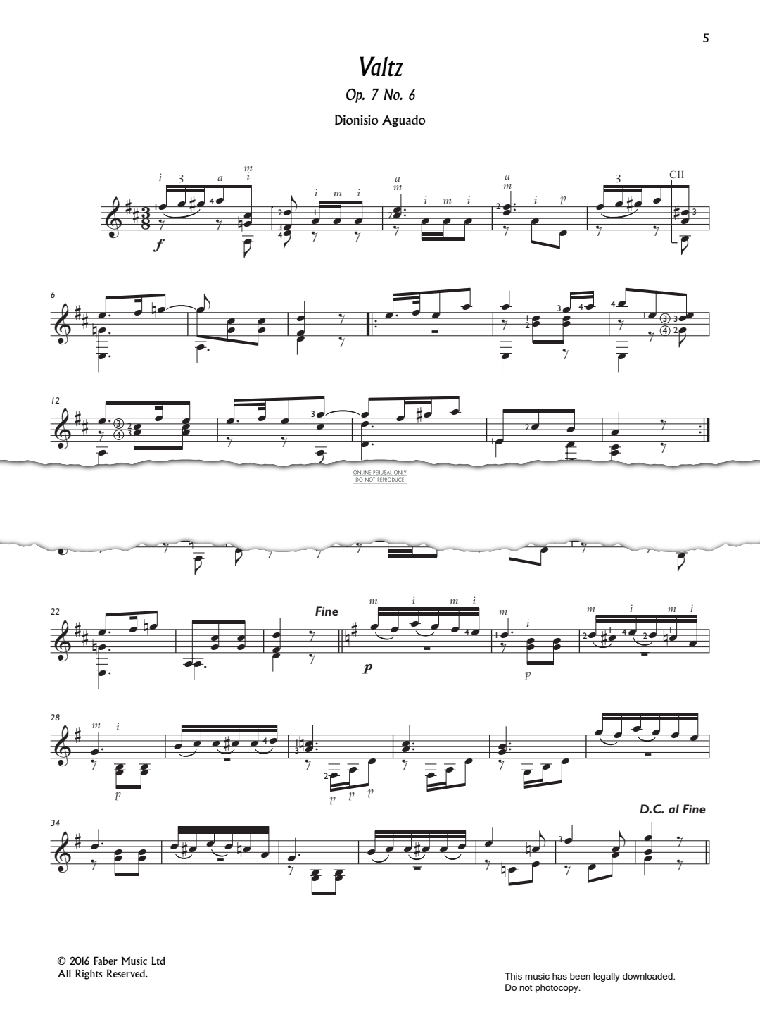 Product picture to: Valtz (Op.7 No.6)