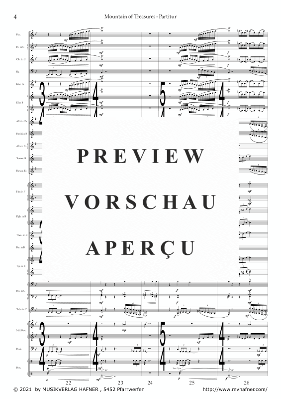 gallery: Mountain of Treasures, , (large wind orchestra)