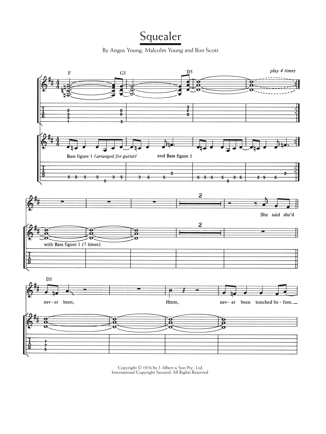 Produktgalerie: Seite 1 von 1 Squealer, AC/DC, Gitarre