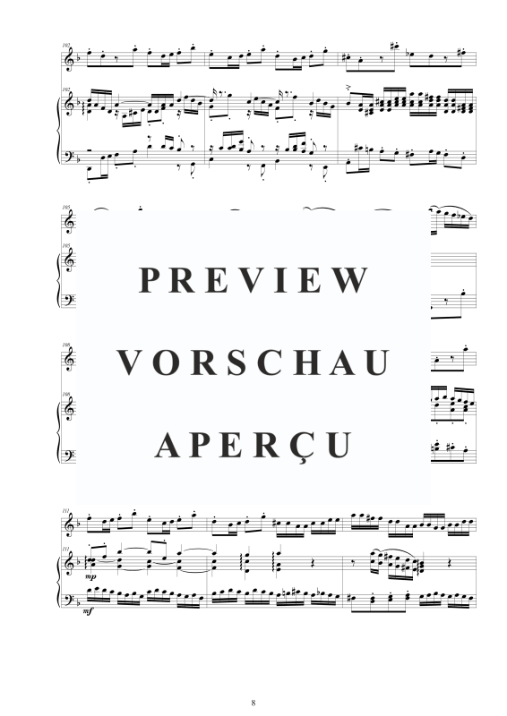 Product gallery: Page 9 of 11 Oboen Konzert in D-Moll BWV 1059, , Oboe and Piano