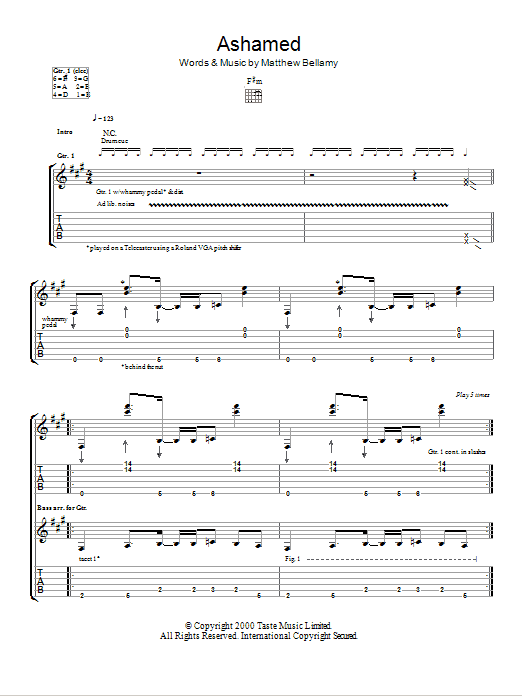 Product gallery: Page 1 of 1 Ashamed, Muse