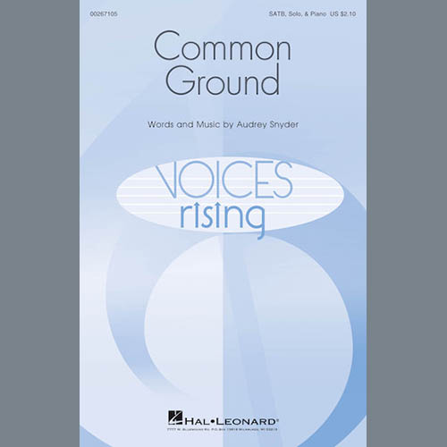 cover: Common Ground, Audrey Snyder
